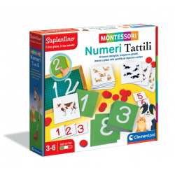 Clementoni Sapientino Montessori Numeri Tattili