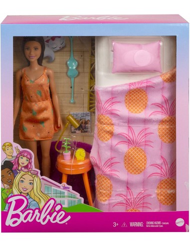 Barbie Playset Camera da Letto con Bambola