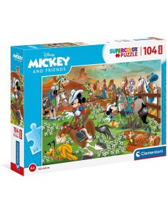 Clementoni Puzzle Mickey and Friends 104 Pezzi Maxi