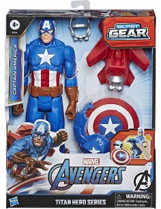Avengers Titan Hero Blast Gear Capitan America E7374