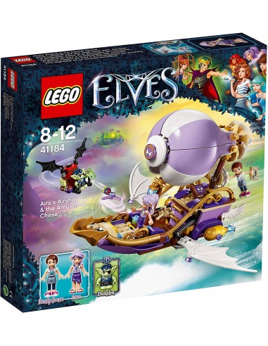 LEGO Elves La Barca Volante di Aira e l'Inseguimento dell'Amu 41184