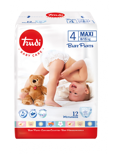 Trudi Baby Care Pants Tg. 4 Maxi 8-15kg 12pz