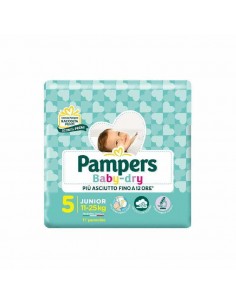 Pampers Baby Dry Tg. 5 Junior 11-25kg 17pz