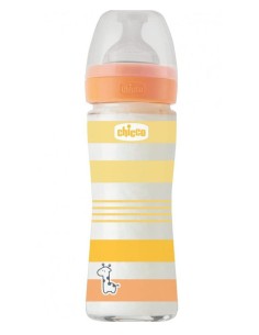 Chicco Biberon Well Being 0m+ Flusso Lento 240ml Silicone...