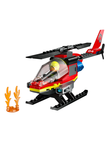 Lego City Elicottero dei Pompieri 60411