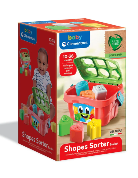 Baby Clementoni Secchiello Forme e Colori 17106