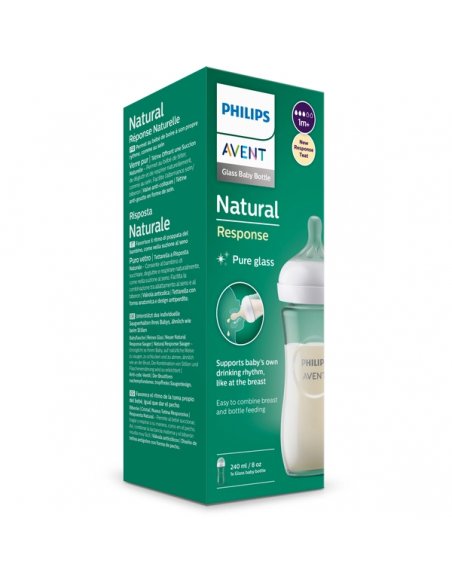 Avent Biberon Natural 3.0 1m+ 240ml Vetro
