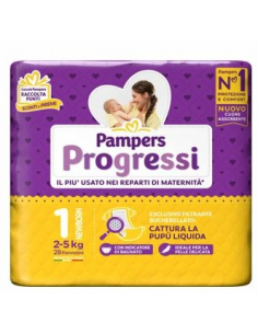 Pampers Pannolini Progressi Tg. 1 Newborn 2-5kg 28pz