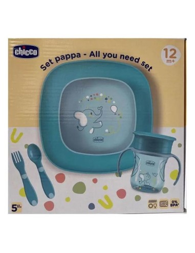 Chicco Set Pappa 12 mesi + Bimbo