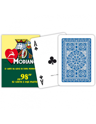 Carte Poker 98 Blu Modiano