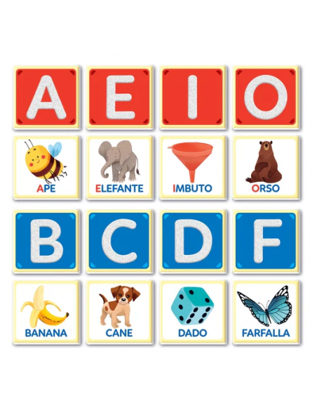 Clementoni Sapientino Montessori Lettere Tattili