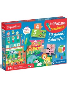 Clementoni Sapientino La Penna Parlante 50 Giochi Educativi