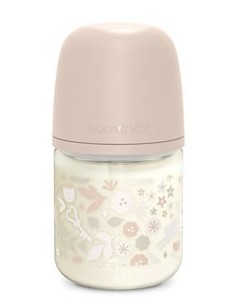 Suavinex Biberon Wonderland Vetro 0m+ 120ml Rosa