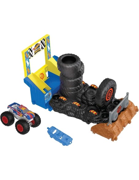 Hot Wheels Monster Truck Arena Smashers Smash Race Challenge