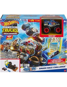 Hot Wheels Monster Truck Arena Smashers Smash Race Challenge
