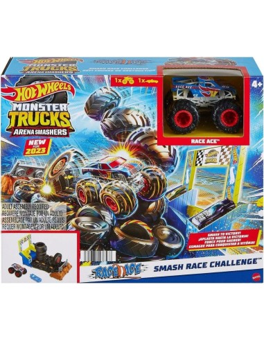 Hot Wheels Monster Truck Arena Smashers Smash Race Challenge