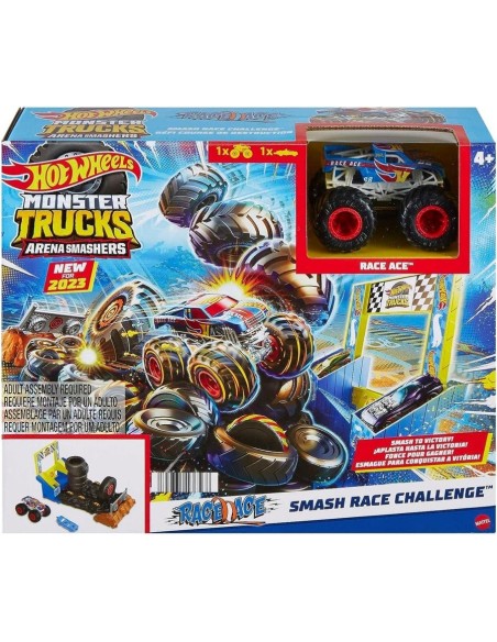 Hot Wheels Monster Truck Arena Smashers Smash Race Challenge