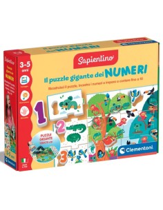 Clementoni Sapientino Il Puzzle Gigante dei Numeri