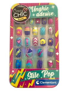 Crazy Chic Unghie Adesive Stile Pop