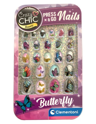 Crazy Chic Set di Unghie Farfalle