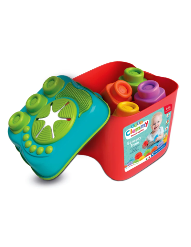 Soft Clemmy Touch Build and Play Sensory Bucket