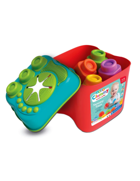 Soft Clemmy Touch Build and Play Sensory Bucket