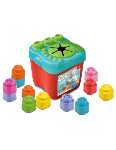Soft Clemmy Touch Build and Play Sensory Bucket