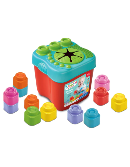 Soft Clemmy Touch Build and Play Sensory Bucket