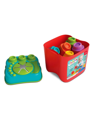 Soft Clemmy Touch Build and Play Sensory Bucket