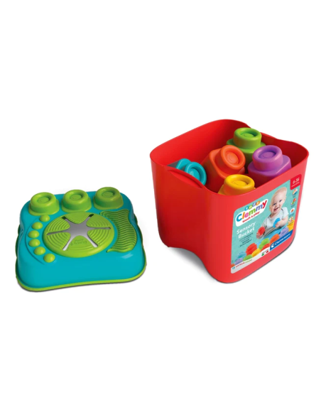 Soft Clemmy Touch Build and Play Sensory Bucket