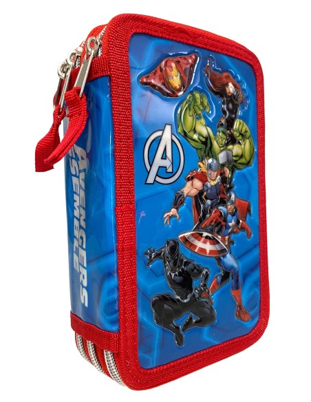 Astuccio 3 Zip Avengers