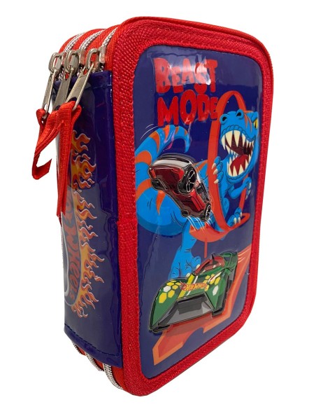 Astuccio 3 Zip Hot Wheels
