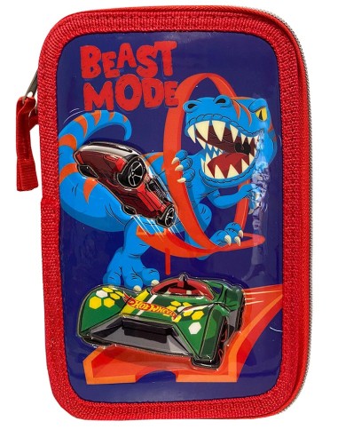 Astuccio 3 Zip Hot Wheels