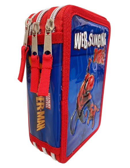 Astuccio 3 Zip Spiderman