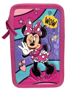 Astuccio 3 Zip Minnie