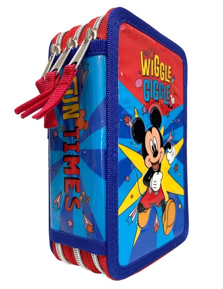 Astuccio 3 Zip Mickey