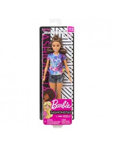 Barbie Fashionistas Bambola con Maglietta Hippie FYB31