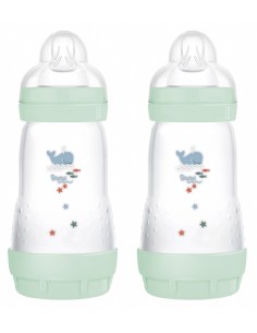Mam Biberon Easy Start 2m+ 260ml Azzurro 2pz