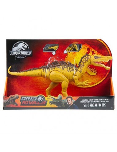 Jurassic World Dino Rivals Sucomimo, Dinosauro Doppio Attacco Articolato