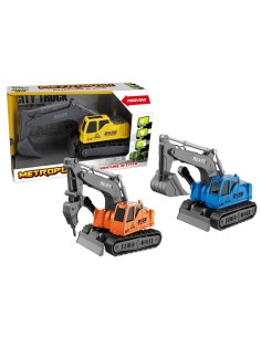 Metropoli Escavatore Giocattolo Colori Assortiti