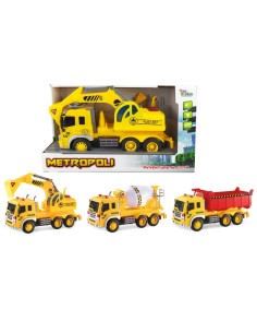 Metropoli Mezzi Cantiere Giocattolo Assortiti