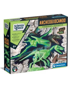 Clementoni Archeogiocando Pteranodonte e Velociraptor