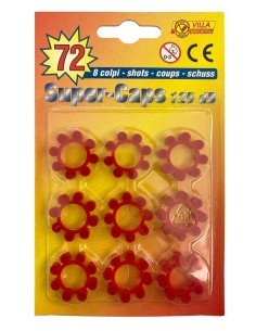 Blister 8 Colpi 72/08 Munizioni Pistola Giocattolo