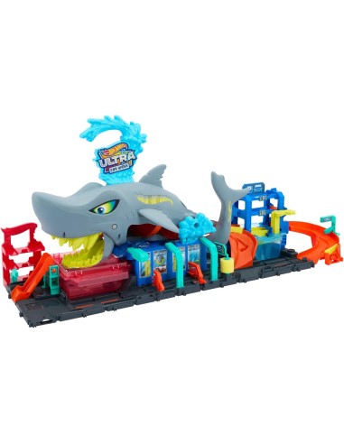 Hot Wheels City Autolavaggio Mega Squalo