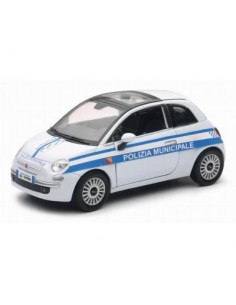 Fiat Cinquecento Polizia Municipale Scala 1:24