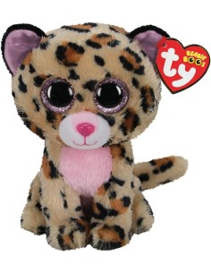Peluche Beanie Boo Livvie Leopardo