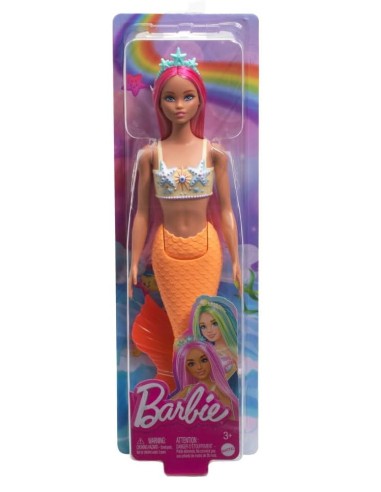 Barbie Sirena Coda Arancione