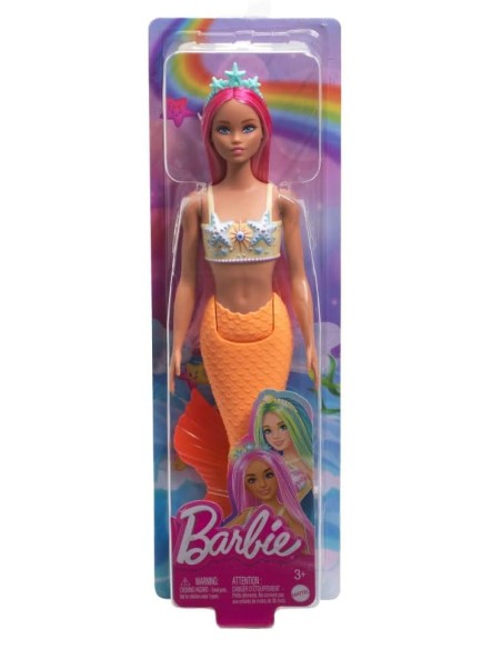 Barbie Sirena Coda Arancione