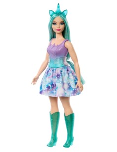 Barbie Unicorno Corno Azzurro
