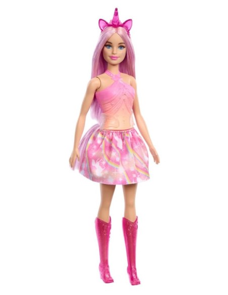 Barbie Unicorno Corno Rosa